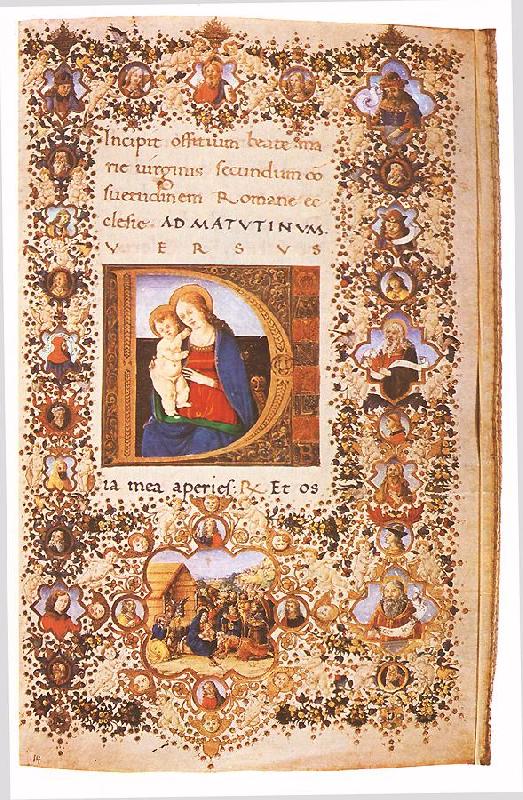CHERICO, Francesco Antonio del Prayer Book of Lorenzo de  Medici uihu oil painting image